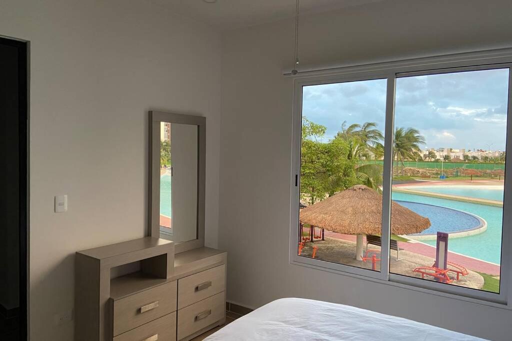 Departamento Dream Lagoons Κανκούν Εξωτερικό φωτογραφία